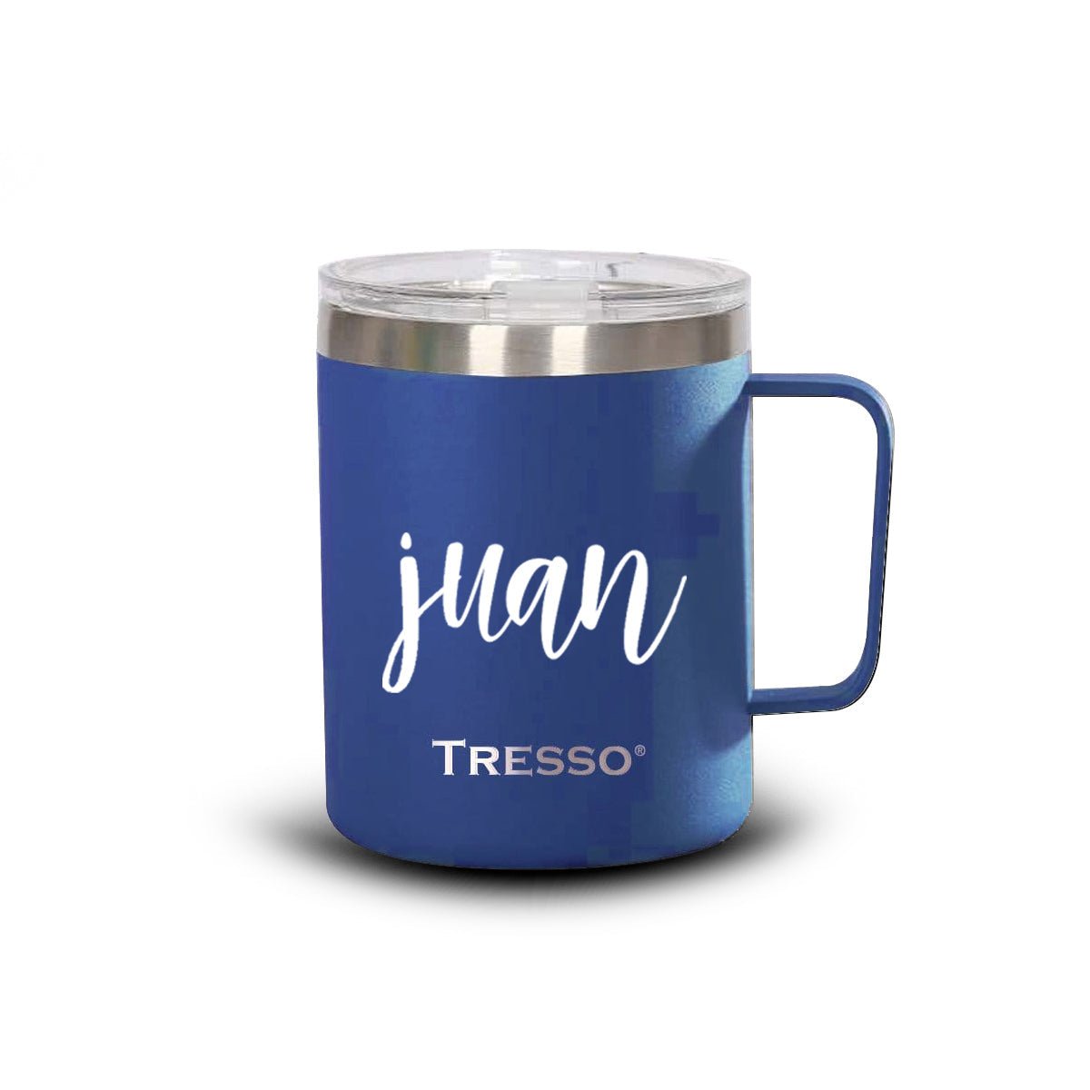 Taza de acero inoxidable con tapa 350ml para Él - TRESSO®
