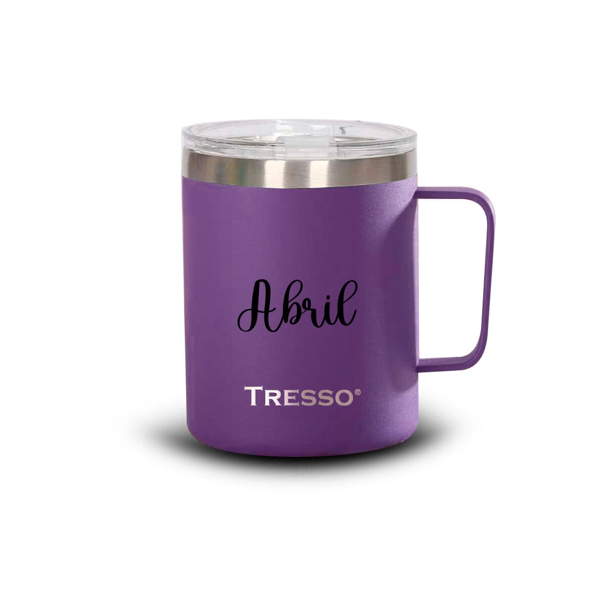Taza de Acero Inoxidable con Tapa 350ml - TRESSO®