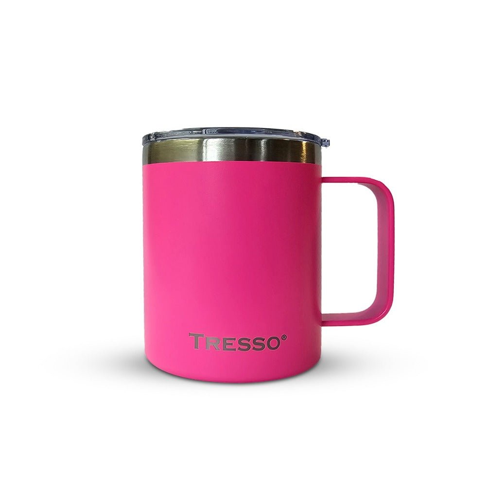 Taza de Acero Inoxidable con Tapa 350ml - TRESSO®