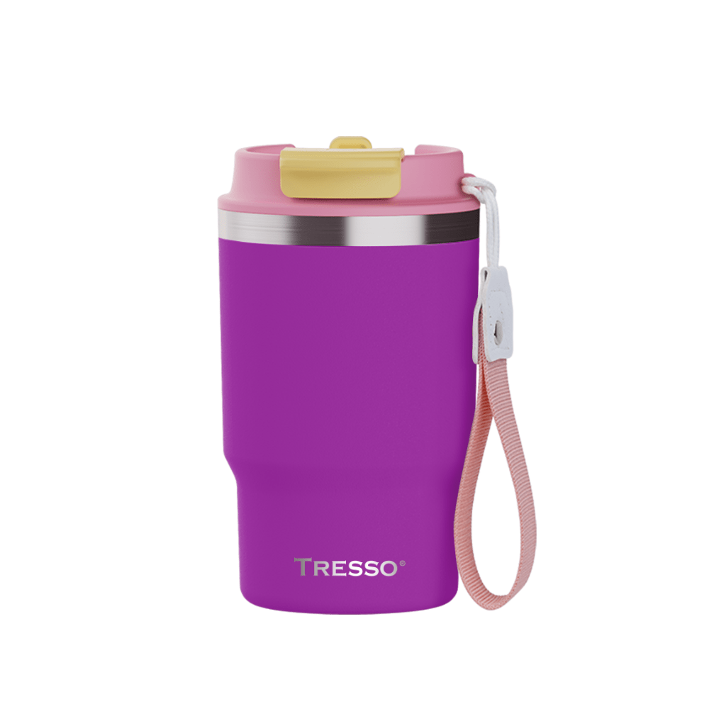 Termo para café y té 470ml con asa de viaje (Exclusivo CDMX) - TRESSO®