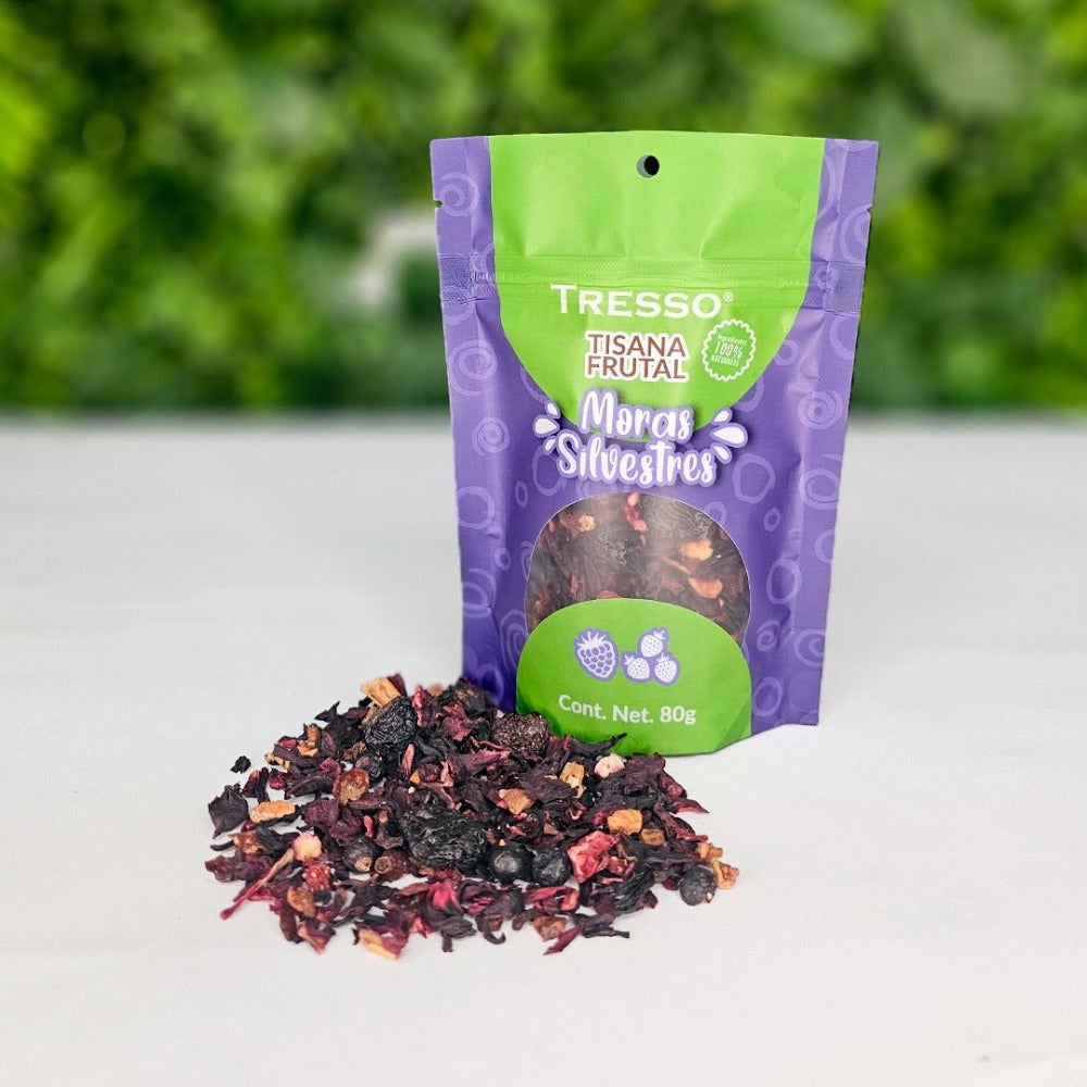 Tisana Frutal: Moras Silvestres 30g-1kg - TRESSO®