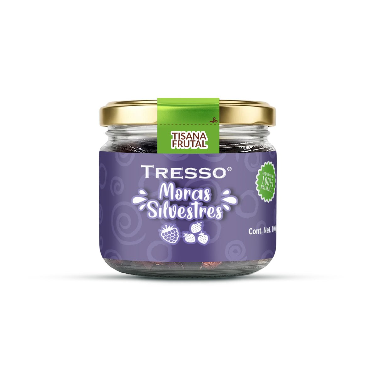 Tisana Frutal: Moras Silvestres 30g-1kg - TRESSO®