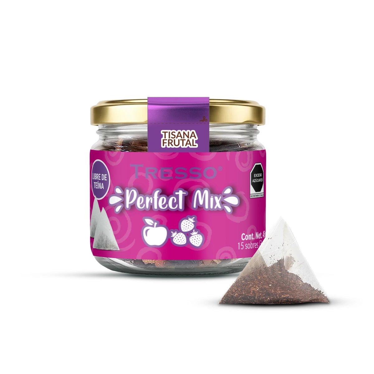 Tisana Frutal: Perfect Mix 15 sobres con 3g c/u - TRESSO®