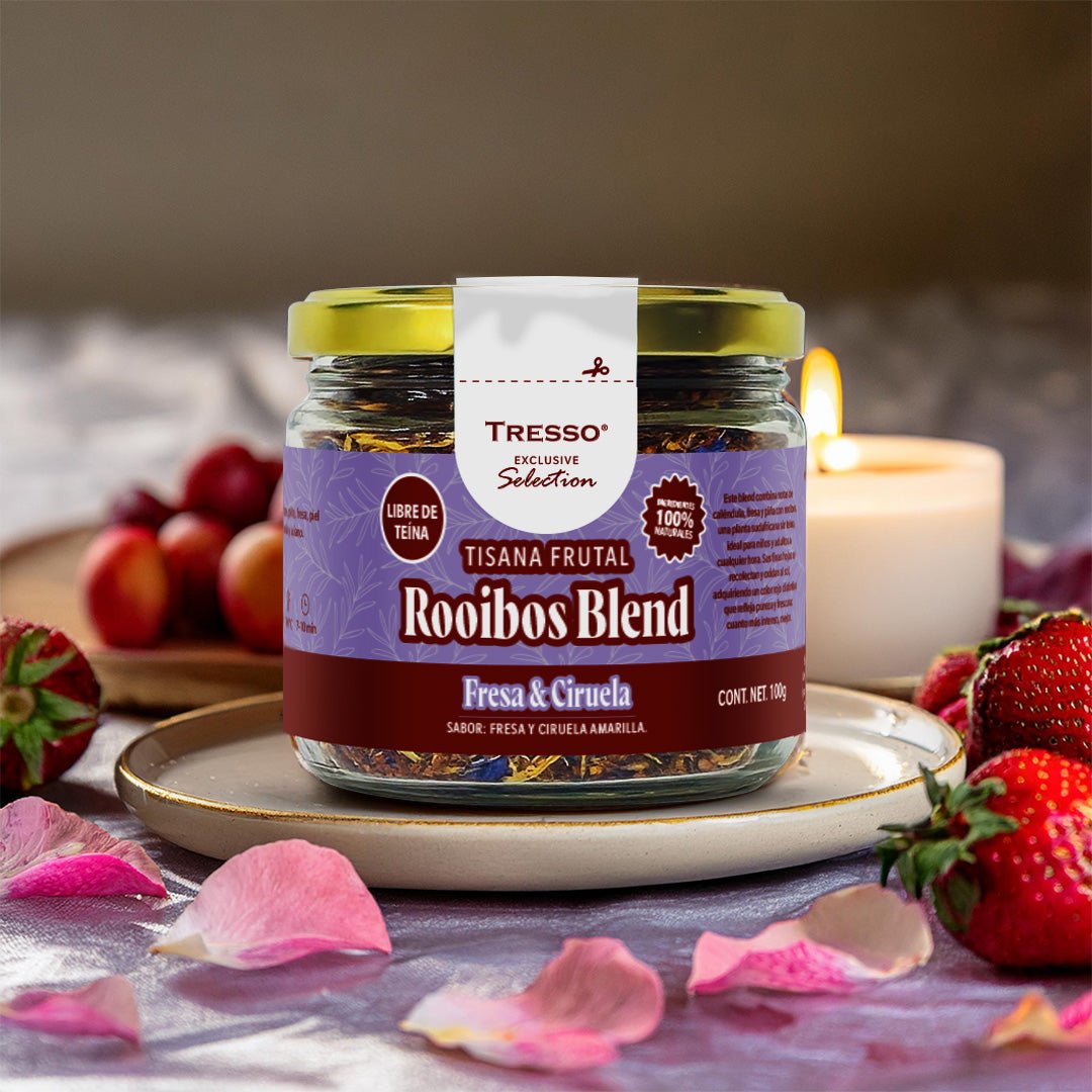 Tisana Frutal Rooibos Blend Fresa & Ciruela - TRESSO®