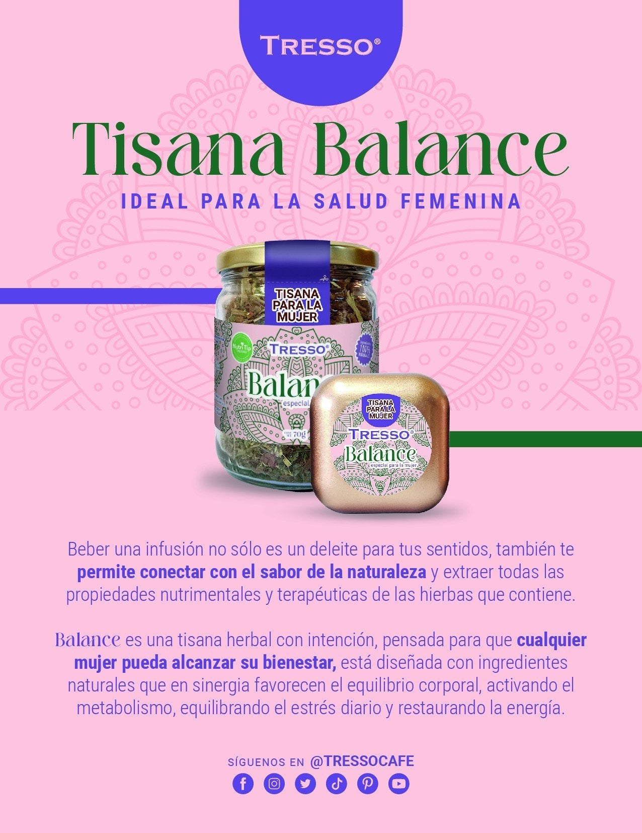Tisana Herbal Balance 20g-500g - TRESSO®