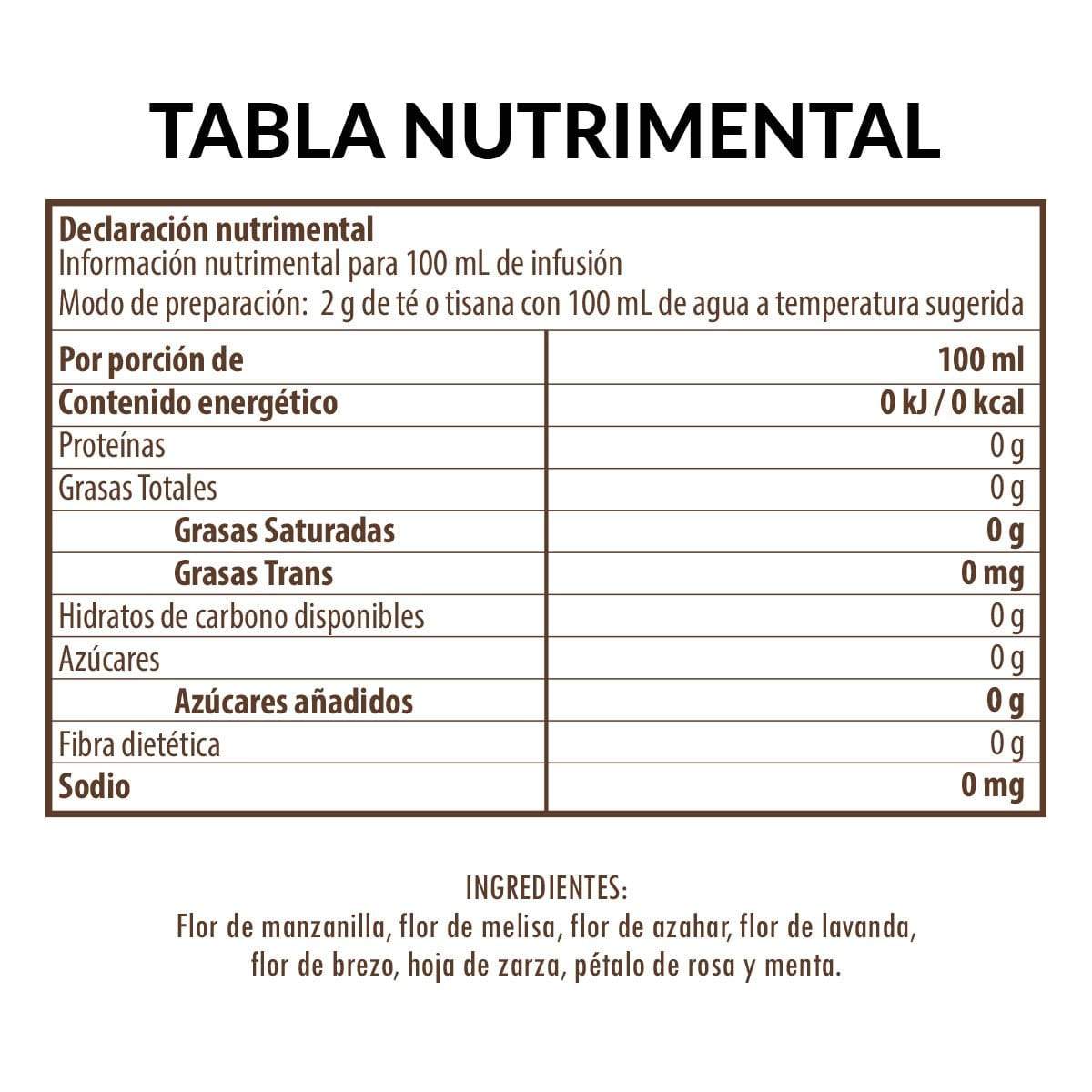 Tisana Herbal: Just Relax 17g-500g - TRESSO®