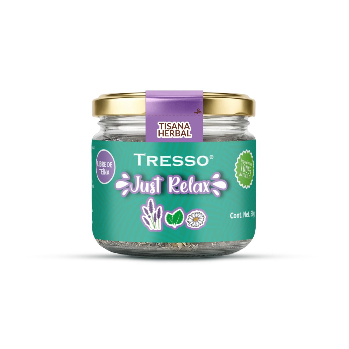 Tisana Herbal: Just Relax 17g-500g - TRESSO®