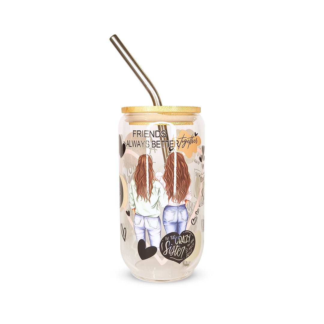Vaso de vidrio sublimado diversos diseños - TRESSO®