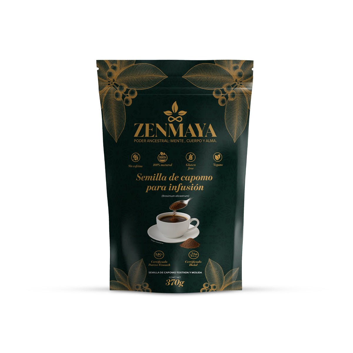 Zenmaya: Semilla de capomo tostada y molida para infusión 370g - TRESSO®