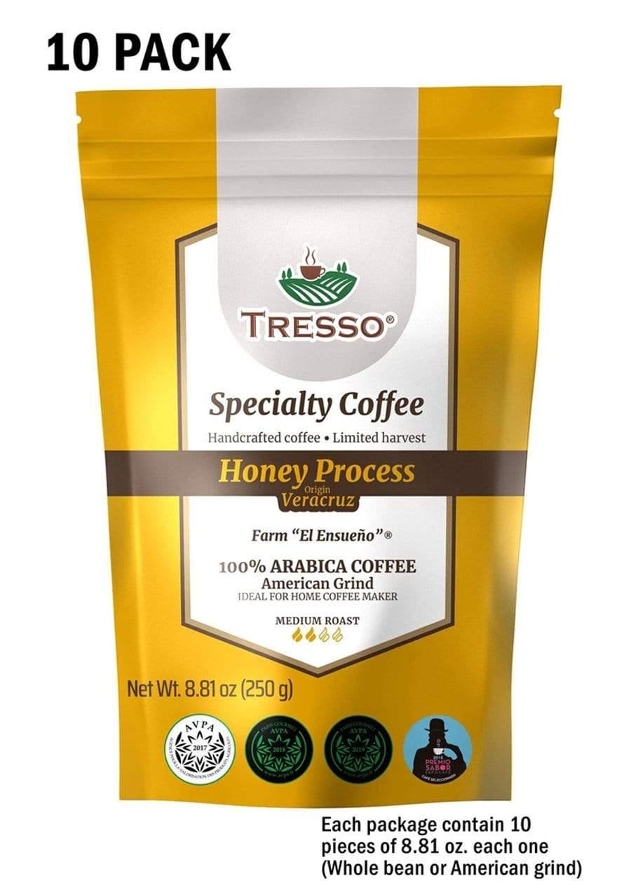 10 pack honey processed coffee TRESSO café 
