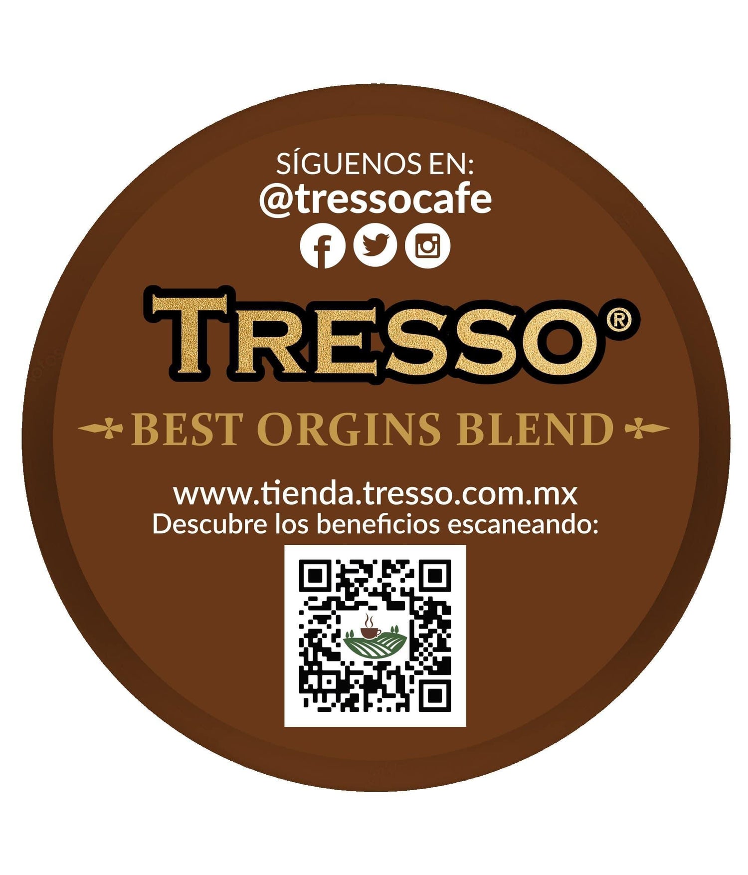 Collezione Espresso: Inspirazione Italiana Best Origins Blend 250g Café TRESSO® 
