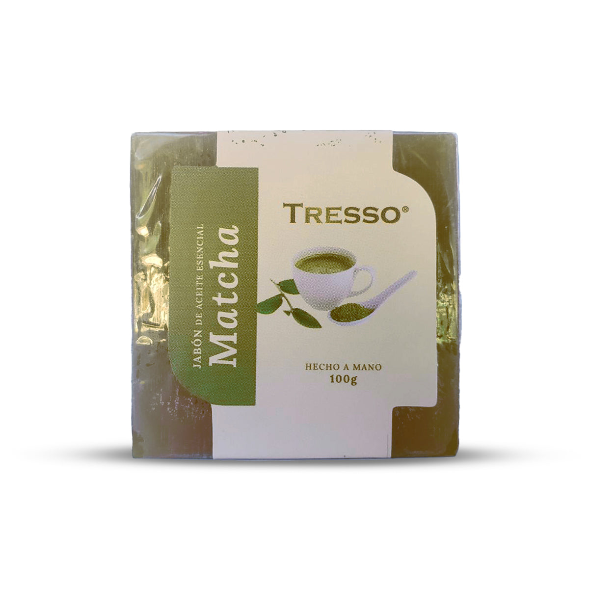 Jabón de aceite esencial de Matcha TRESSO® 