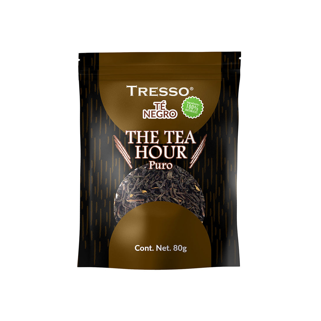Te Negro (Puro): The Tea Hour 80 G Tisana TRESSO® CAFÉ 