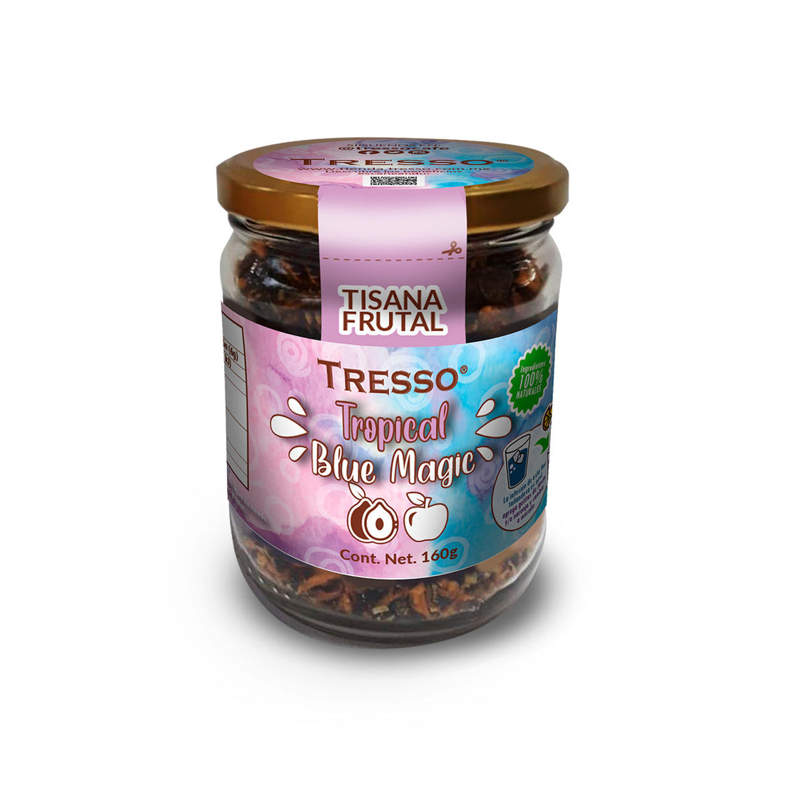 Tisana Frutal: Tropical Blue Magic TRESSO® 160 g 
